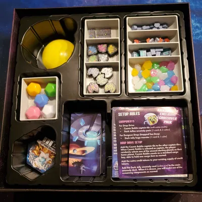 Bộ Tổ Chức Drop Drive Boardgame: Nâng Cấp Hộp Đựng Đơn Giản