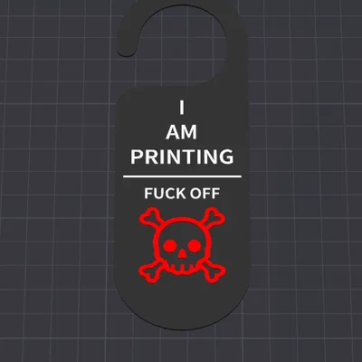 Móc Treo Cửa "Fu** Off"