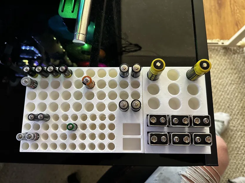 Khay/Giá Đỡ/Tổ Chức Pin (18650 + 9v) + (AA + AAA + 9v) - Image 4