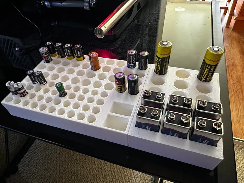 Khay/Giá Đỡ/Tổ Chức Pin (18650 + 9v) + (AA + AAA + 9v) - Image 5