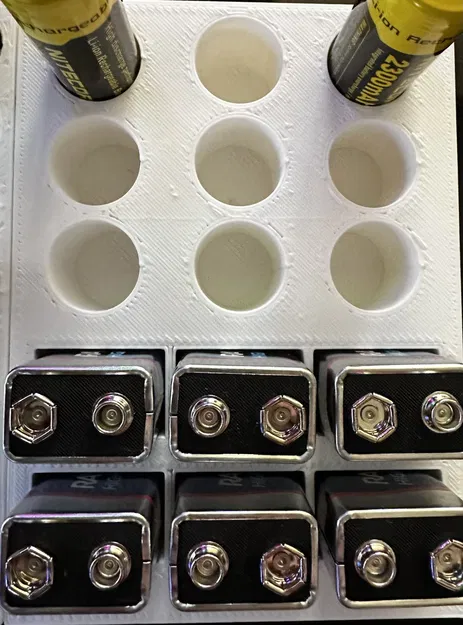 Khay/Giá Đỡ/Tổ Chức Pin (18650 + 9v) + (AA + AAA + 9v) - Image 7