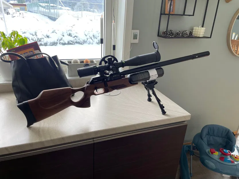 Giá đỡ Bipod cho Bình PCP 60mm - Image 3