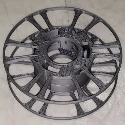 LockSpool V3: Cuộn dây filament tái sử dụng, tùy chỉnh (in 1 bộ phận 2 lần)