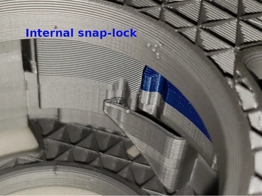 LockSpool V3: Cuộn dây filament tái sử dụng, tùy chỉnh (in 1 bộ phận 2 lần) - Image 4