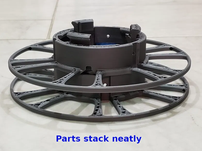 LockSpool V3: Cuộn dây filament tái sử dụng, tùy chỉnh (in 1 bộ phận 2 lần) - Image 7