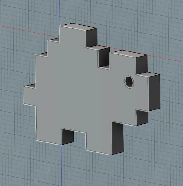 Móc khóa rùa pixelart 32 bit siêu cưng (Schildkörte) - Image 2