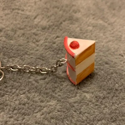 Móc Khóa Bánh Kem 3D