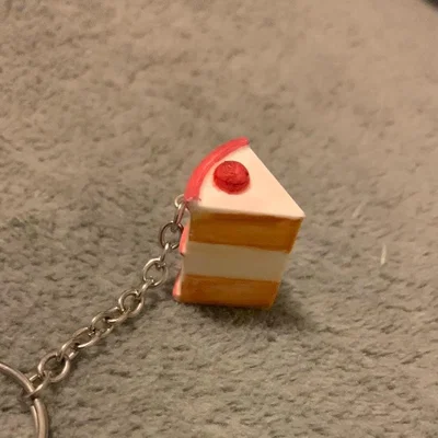 Móc Khóa Bánh Kem 3D