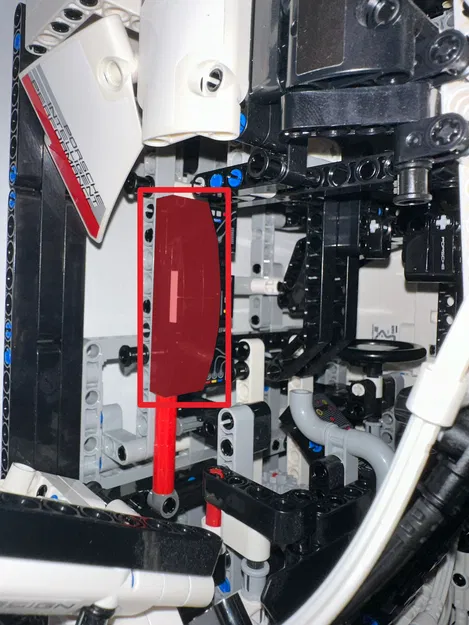 Giá Treo Tường LEGO Technic Porsche 911 RSR #42096 (Spoiler Up) - Image 5