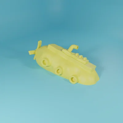 Tàu Ngầm Đắm Trang Trí Hồ Cá