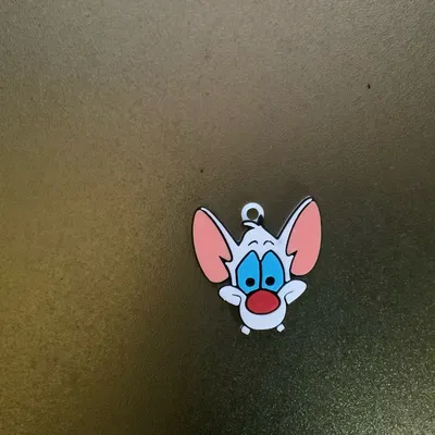 Móc khóa / Mặt dây chuyền nhân vật hoạt hình Pinky (Pinky & The Brain)