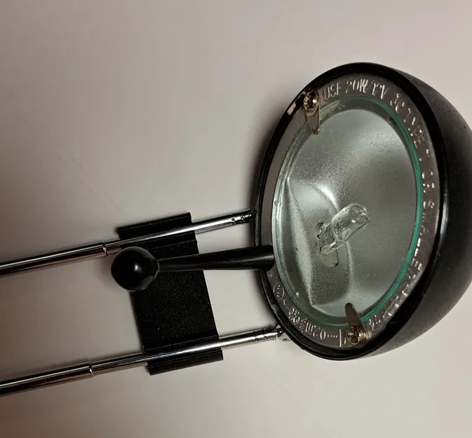 Pat đỡ đèn bàn - sửa cho đèn có 2 thanh ống lồng (Brilux, Ikea,...) - Image 3