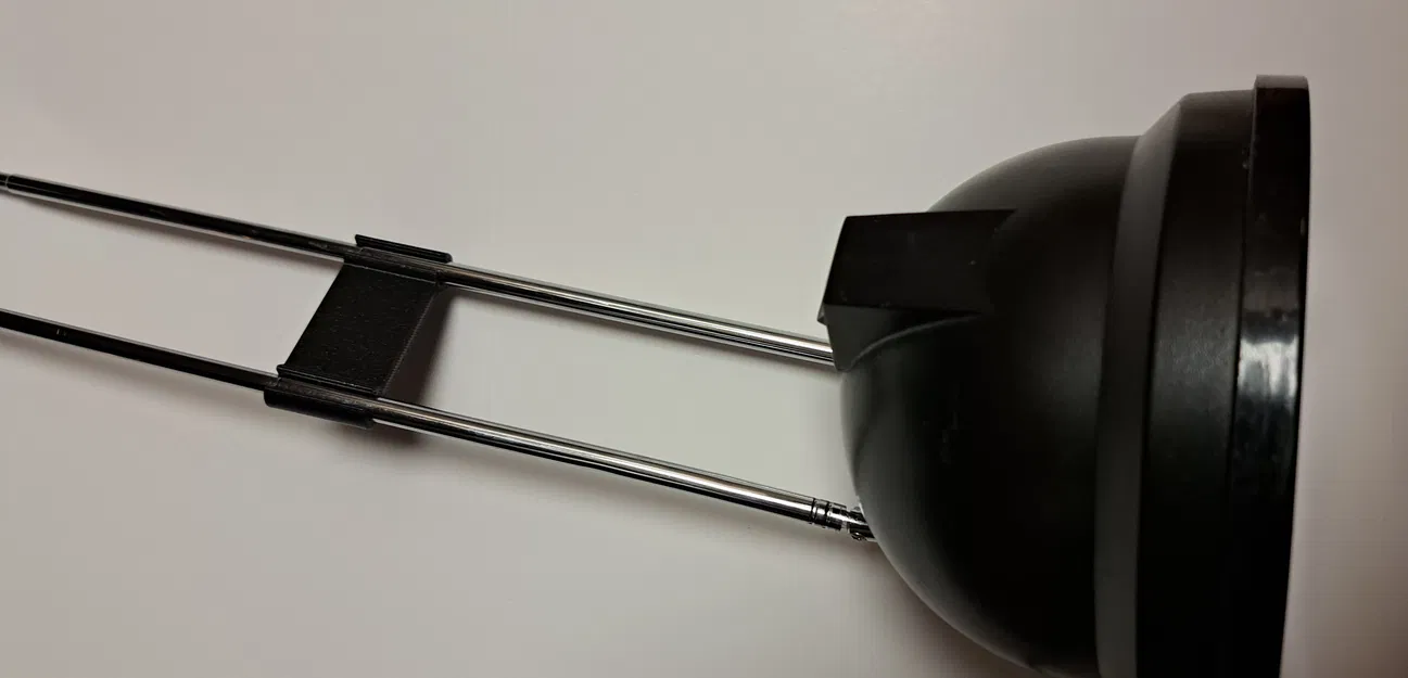 Pat đỡ đèn bàn - sửa cho đèn có 2 thanh ống lồng (Brilux, Ikea,...) - Image 4