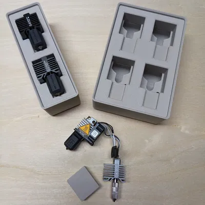 Kệ Lỗ Gridfinity Cho Đầu Nóng Bambu