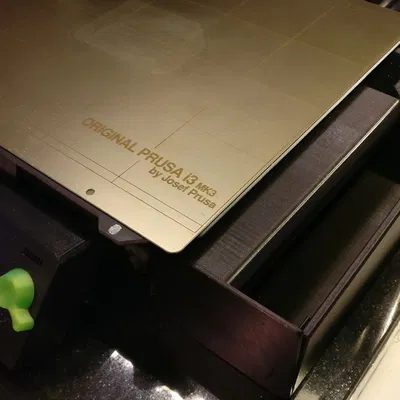 Thùng rác Prusa MK2 cho Dây Thừa và Vật Liệu