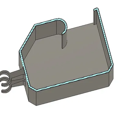 Thùng rác Prusa MK2 cho Dây Thừa và Vật Liệu