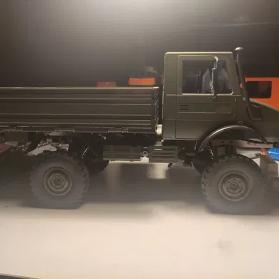 Mô hình RC LDR/C LD-P06 Unimog U1300: Hộp số Dig và Hệ thống treo 4-link