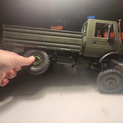 Mô hình RC LDR/C LD-P06 Unimog U1300: Hộp số Dig và Hệ thống treo 4-link