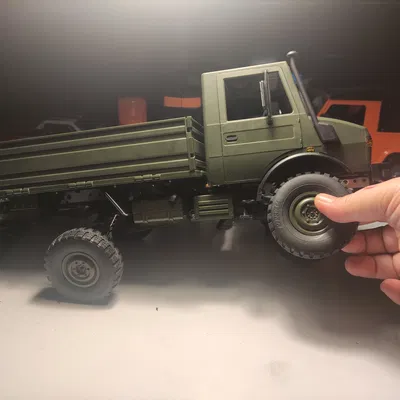 Mô hình RC LDR/C LD-P06 Unimog U1300: Hộp số Dig và Hệ thống treo 4-link