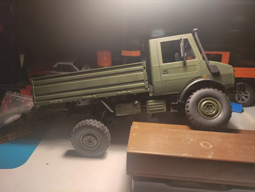 Mô hình RC LDR/C LD-P06 Unimog U1300: Hộp số Dig và Hệ thống treo 4-link - Image 6