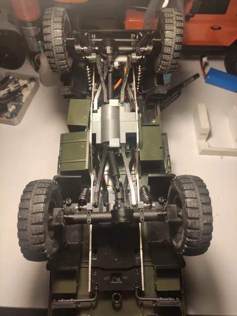 Mô hình RC LDR/C LD-P06 Unimog U1300: Hộp số Dig và Hệ thống treo 4-link - Image 7