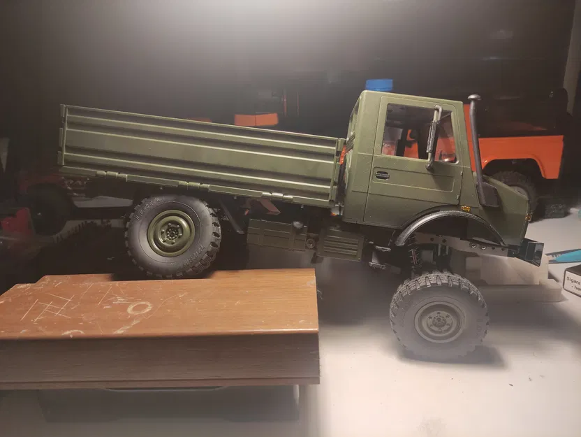 Mô hình RC LDR/C LD-P06 Unimog U1300: Hộp số Dig và Hệ thống treo 4-link - Image 8