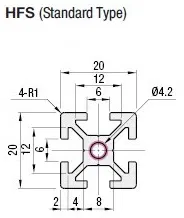 Miếng che khe Misumi HFSB5-2020 - Image 3