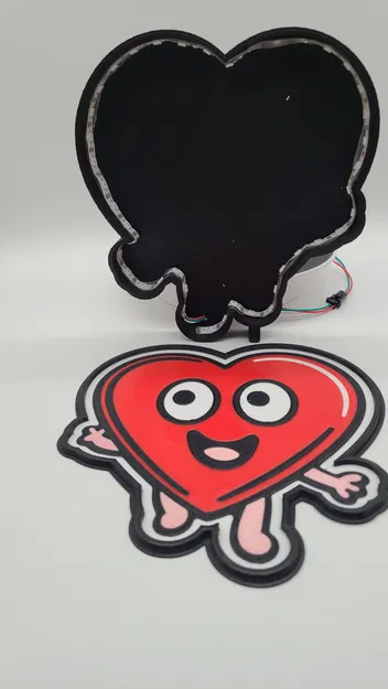 Mô hình "HappyHeart" - Đèn Hộp Trái Tim - Image 8