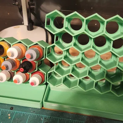 Giá Đỡ Sơn 17ml Tương Thích Gridfinity (5 Tầng)