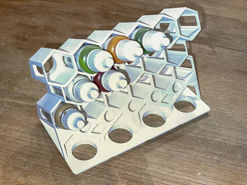 Giá đỡ sơn 17ml tương thích Gridfinity - Image 2