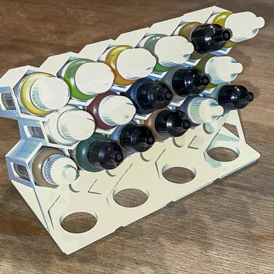 Giá đỡ sơn 17ml tương thích Gridfinity