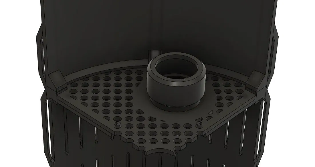 Chân Nước Bể Cá - Che Ống Dẫn Nước Ra Hệ Thống Lọc - Image 4