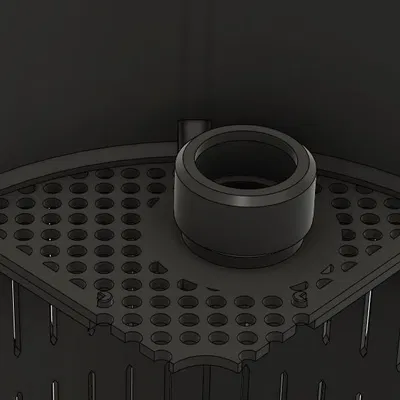 Chân Nước Bể Cá - Che Ống Dẫn Nước Ra Hệ Thống Lọc