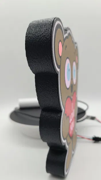 Hộp Đèn "I Love You Teddy" - Image 2