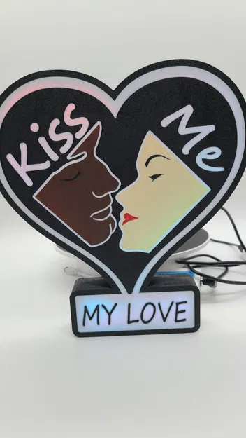 HỘP ĐÈN TRÁI TIM KISS ME - Image 7