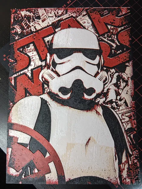 Mô hình Star Wars Stormtrooper HueForge - Image 1