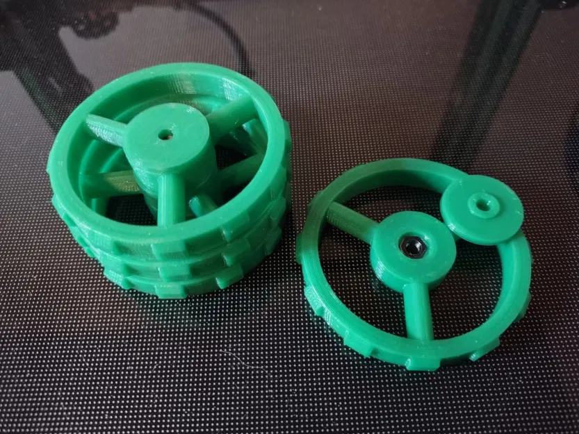 Bánh xe vặn cỡ lớn cân mặt bàn với đai ốc M4 - Image 1