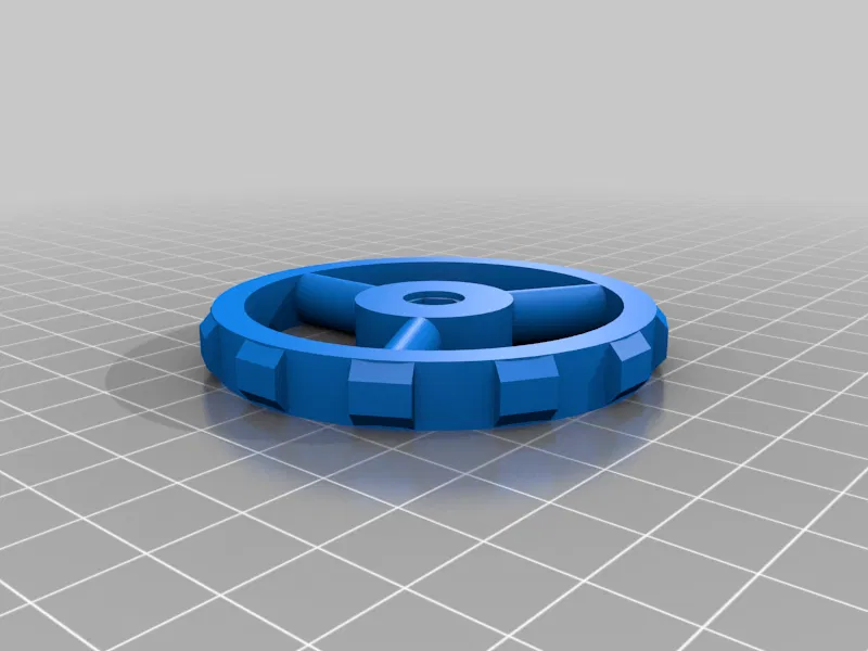 Bánh xe vặn cỡ lớn cân mặt bàn với đai ốc M4 - Image 2