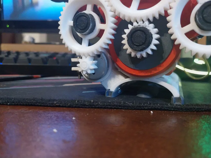 Mô hình Giá đỡ động cơ có bánh răng - Image 3