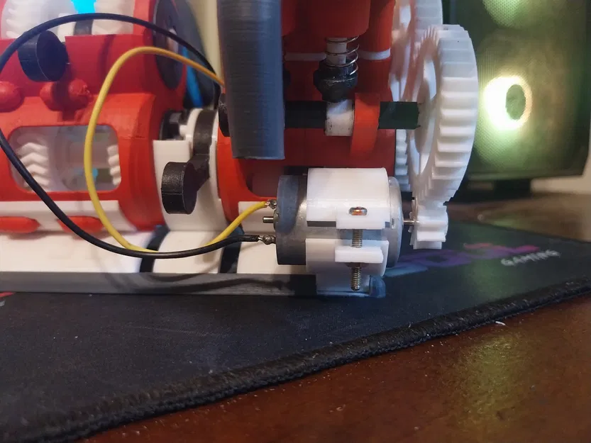 Mô hình Giá đỡ động cơ có bánh răng - Image 4