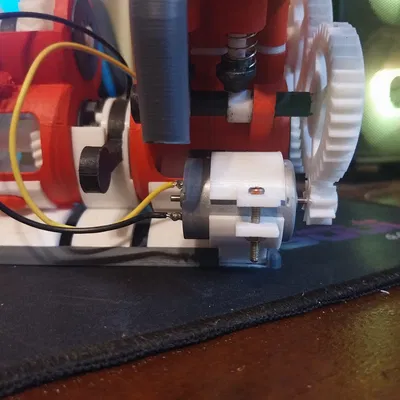 Mô hình Giá đỡ động cơ có bánh răng