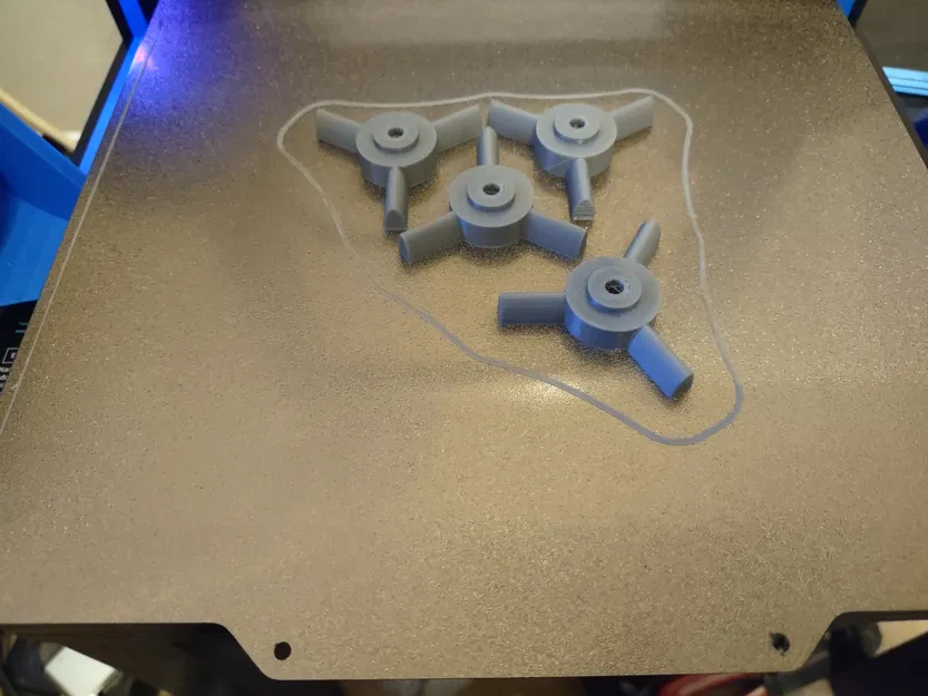 Núm Chỉnh Mặt Phẳng Giường In 3D Lớn 2 Mảnh - Image 7