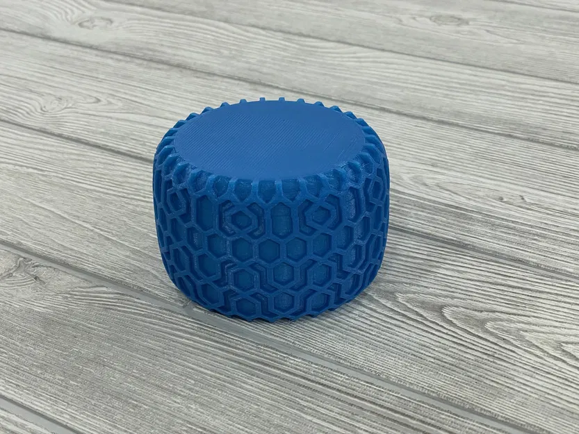 Hộp đựng nắp vặn - họa tiết lục giác - Image 2