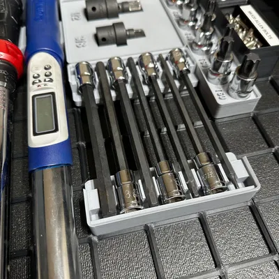 Kệ Đựng Tuýp Lục Giác Dài Pittsburgh Gridfinity - 3/8" Drive/Metric