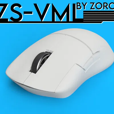 ZS-VML, Chuột Không Dây Đối Xứng In 3D Cảm Hứng Razer Viper Mini Cho G305