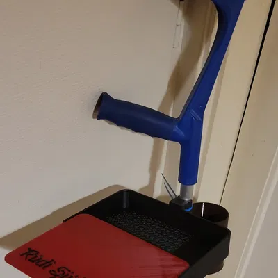 Khay có nắp gắn trên nạng