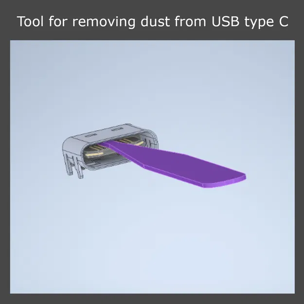 Dụng cụ làm sạch cổng Lightning / USB Type C / Mini-USB - Image 1