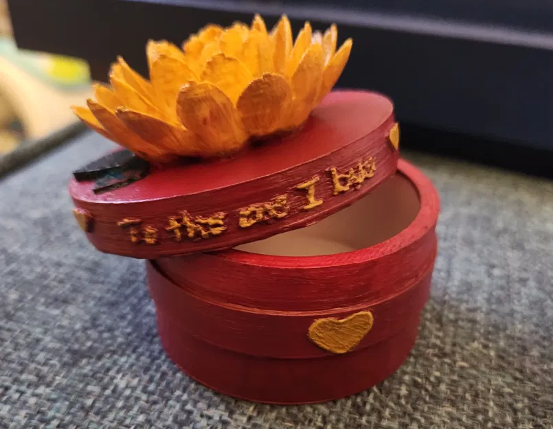 Hộp quà Valentine, hộp hoa hồng đựng trang sức - Image 4