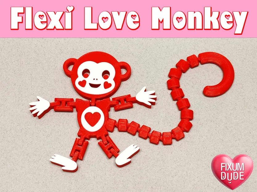 Khỉ Tình Yêu Co Giãn (Flexi Love Monkey) - Image 1