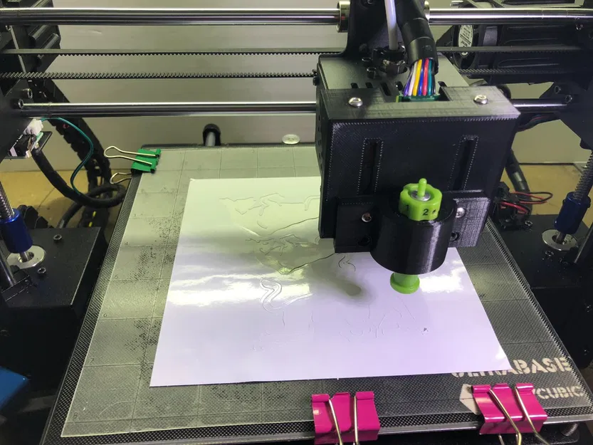 Đế gắn lưỡi dao Cricut cho Anycubic I3 Mega - Image 2